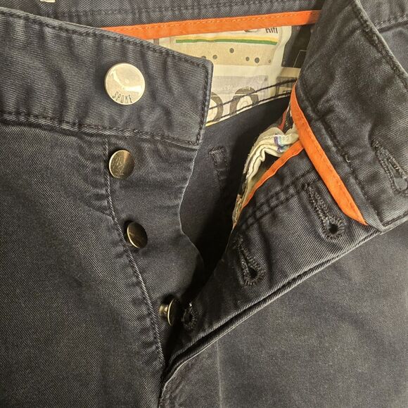 Spoke Fives Build A Chino Jean Blackish Blue Button Fly Waist 32 - Picture 5 of 13